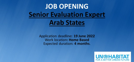 Job Opening - UN-Habitat Senior Evaluation Expert-Arab States